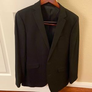 Kenneth Cole reaction black suit coat and pants